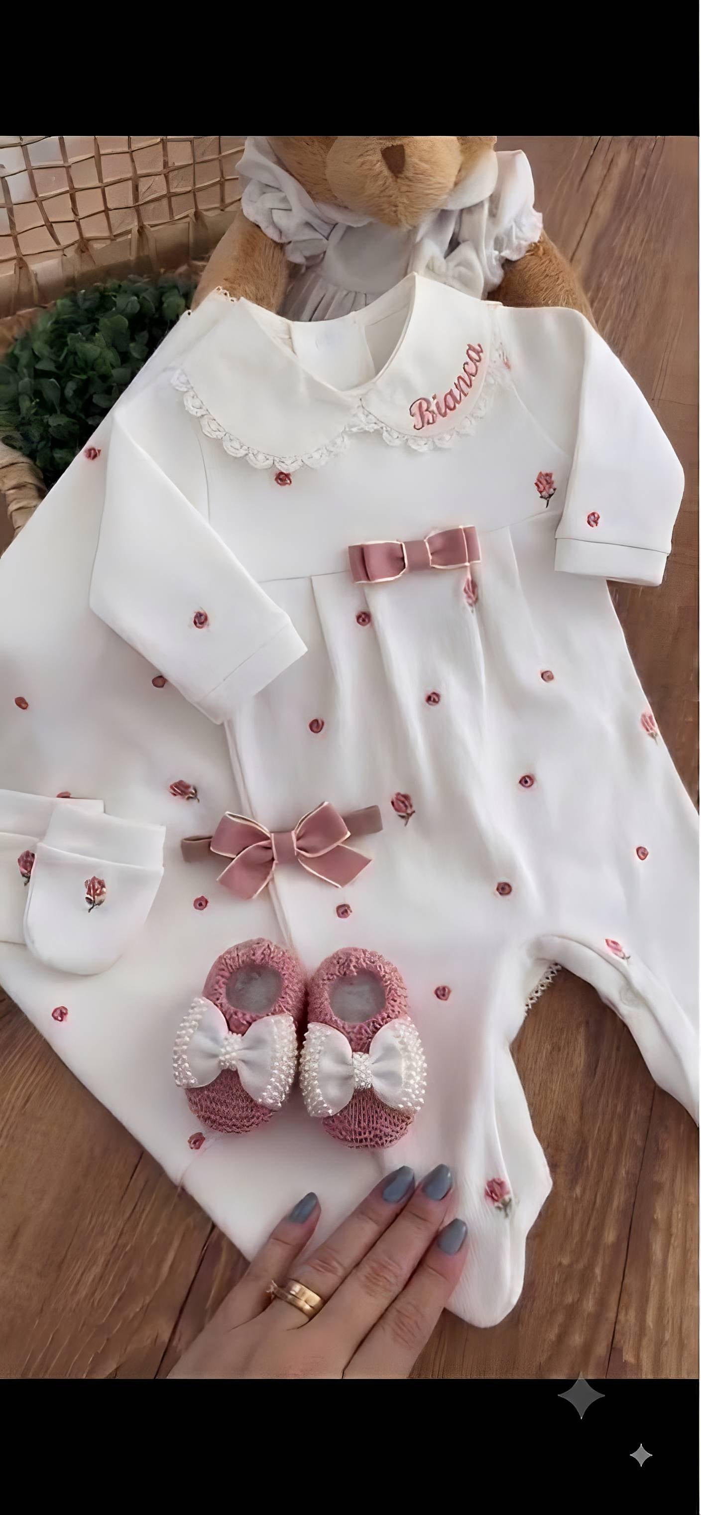 Combo Maternidade 3 kits  Personalizável Completa FEMININA| Personalize Com o Nome da sua princesa