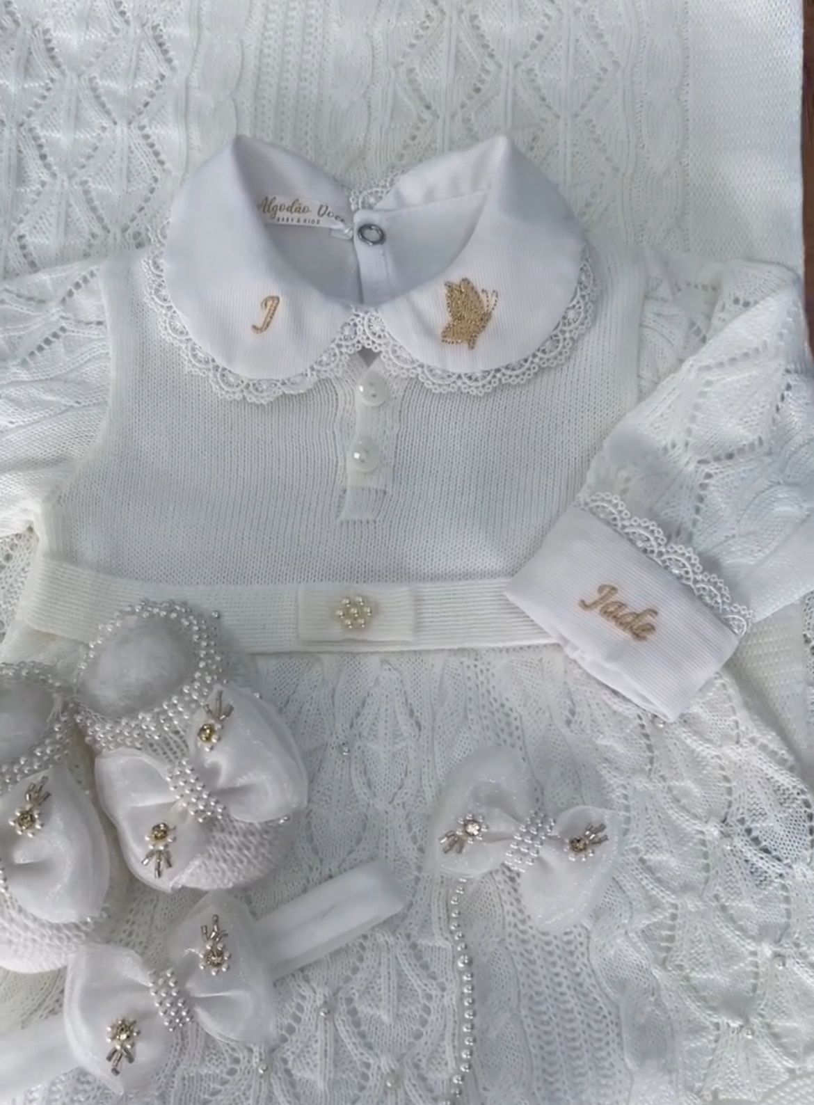 Kit Saída Maternidade Personalizável Completa JADE| Personalize Com o Nome da sua princesa