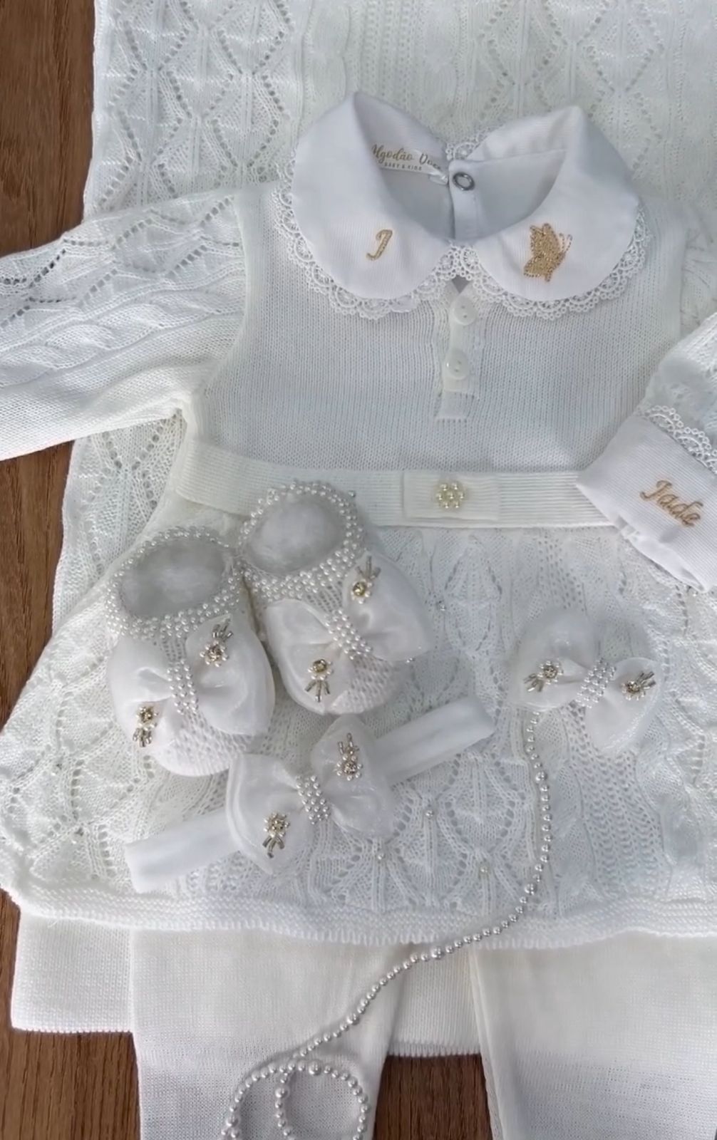 Kit Saída Maternidade Personalizável Completa JADE| Personalize Com o Nome da sua princesa